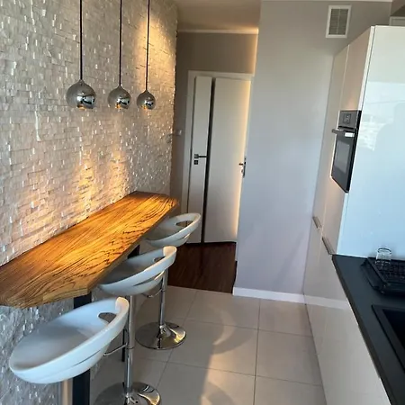 民宿 Z Widokiem - Blablaflat Santocka 什切青